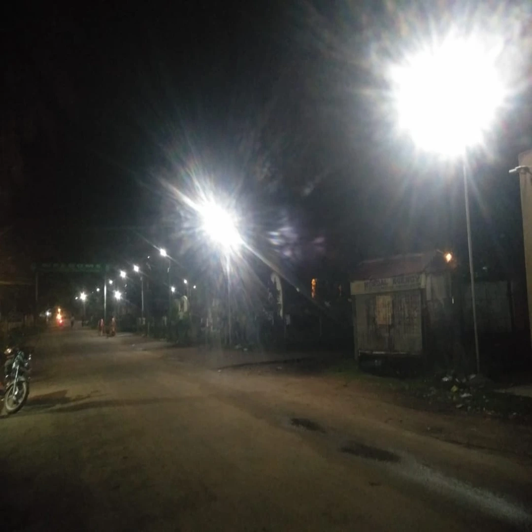 100+ Solar Street Lights , Taki Road, West Bengal-Tech Life Solar